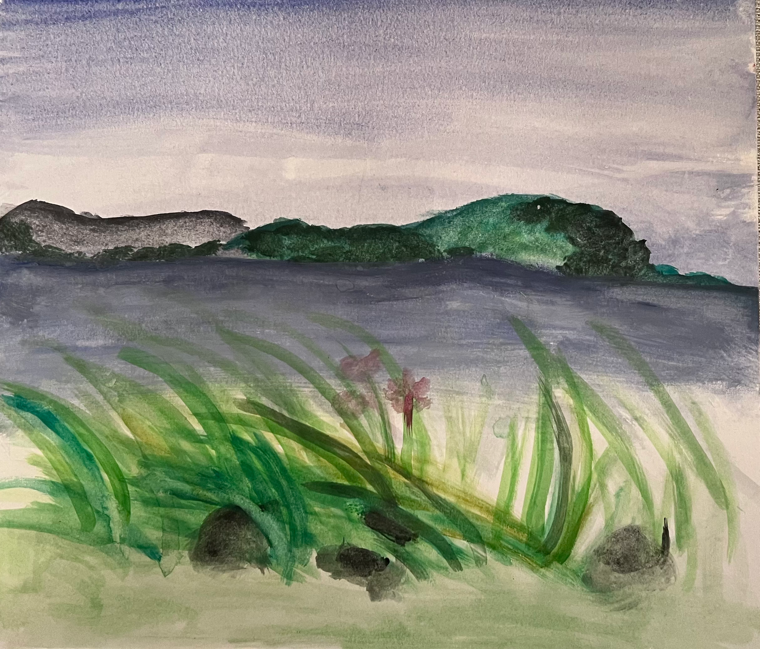 Lake Watercolor #1