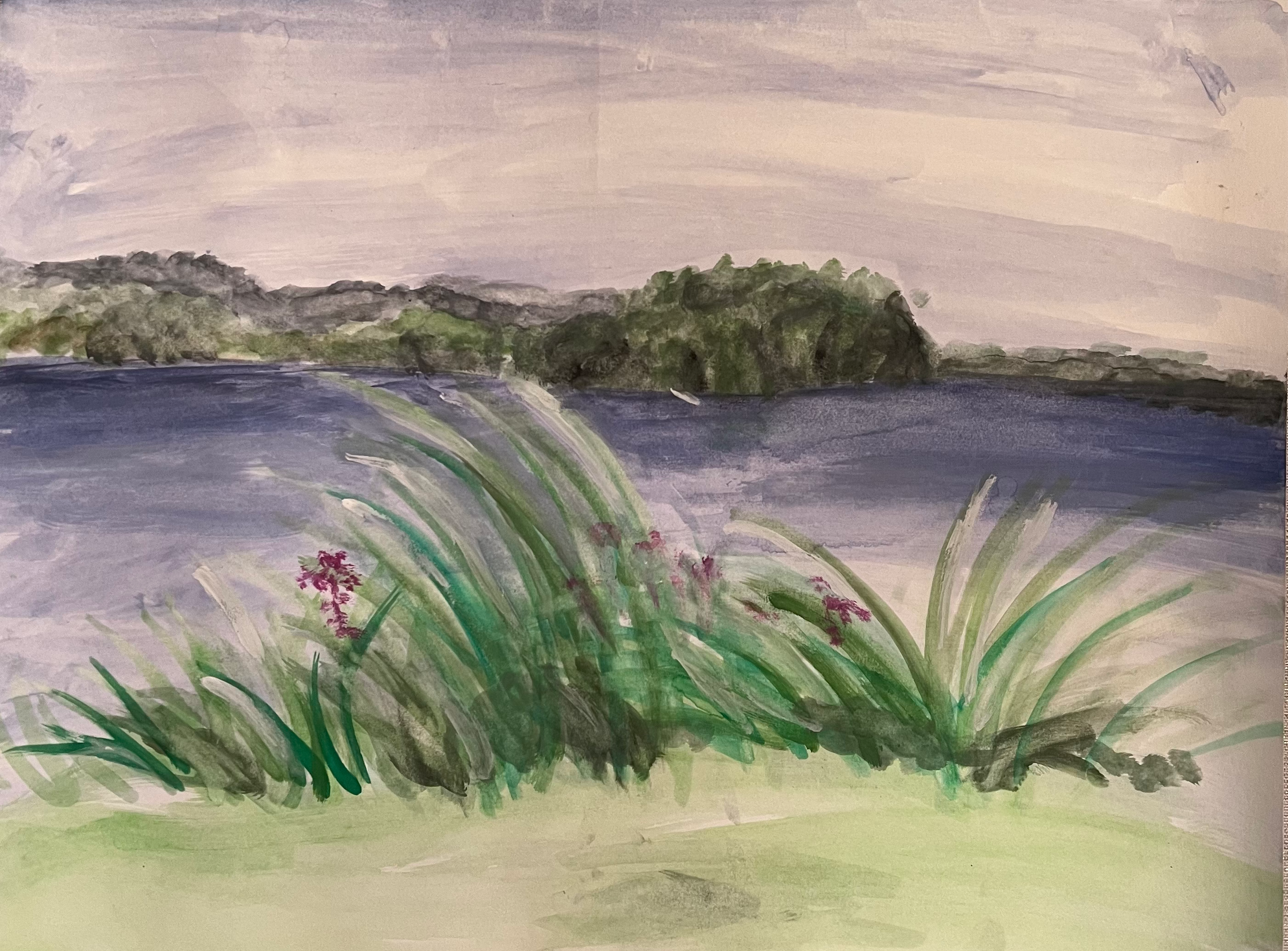 Lake Watercolor #2